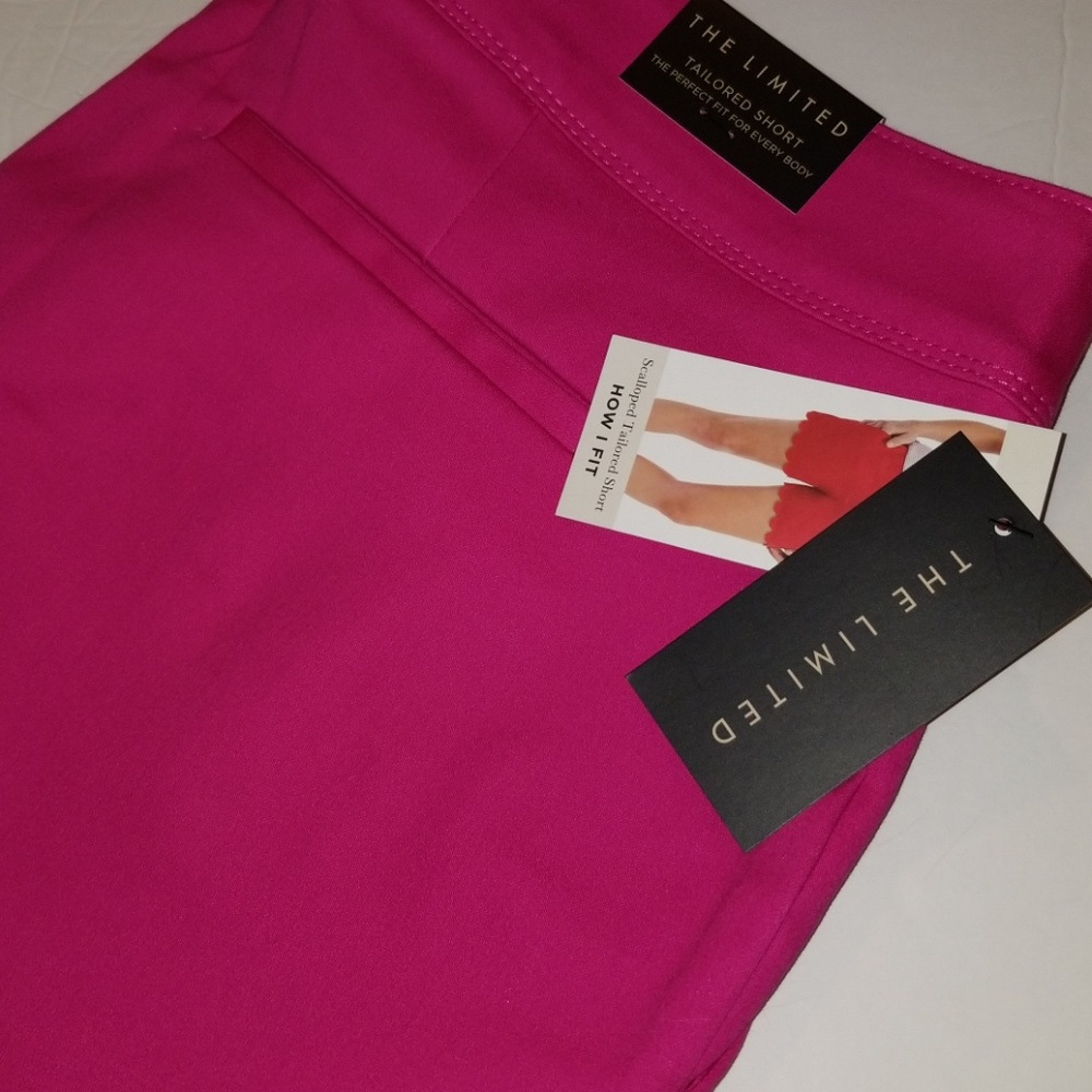 NWT The Limited Tailored Scalloped Shorts - Picture 2 of 3